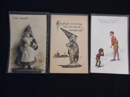 Postcards NPG German 1674, Witty comic 694, SB S 430 USA Lot of 3 vintage - £17.79 GBP