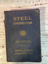 Steel Construction, Manual Of The American institute  of steel construct... - $6.93