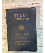 Steel Construction, Manual Of The American institute  of steel construct... - $6.93