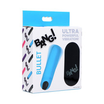 BANG! Vibrating Bullet with Remote Control Blue - £32.41 GBP