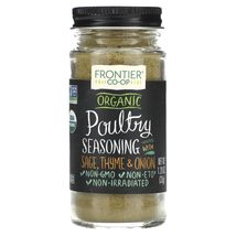 Frontier Poultry Seasoning Certified Organic, Salt-Free Blend, 1.2-Ounce Bottle - $6.95+