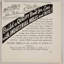 1949 Print Ad Industrial Shipping Boat Hulls &amp; Kits Halifax,Nova Scotia ... - $8.98