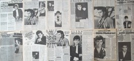 GLENN MEDEIROS ~ Twelve (12) B&amp;W Vintage ARTICLES from 1987-1991 ~ Clipp... - $10.07