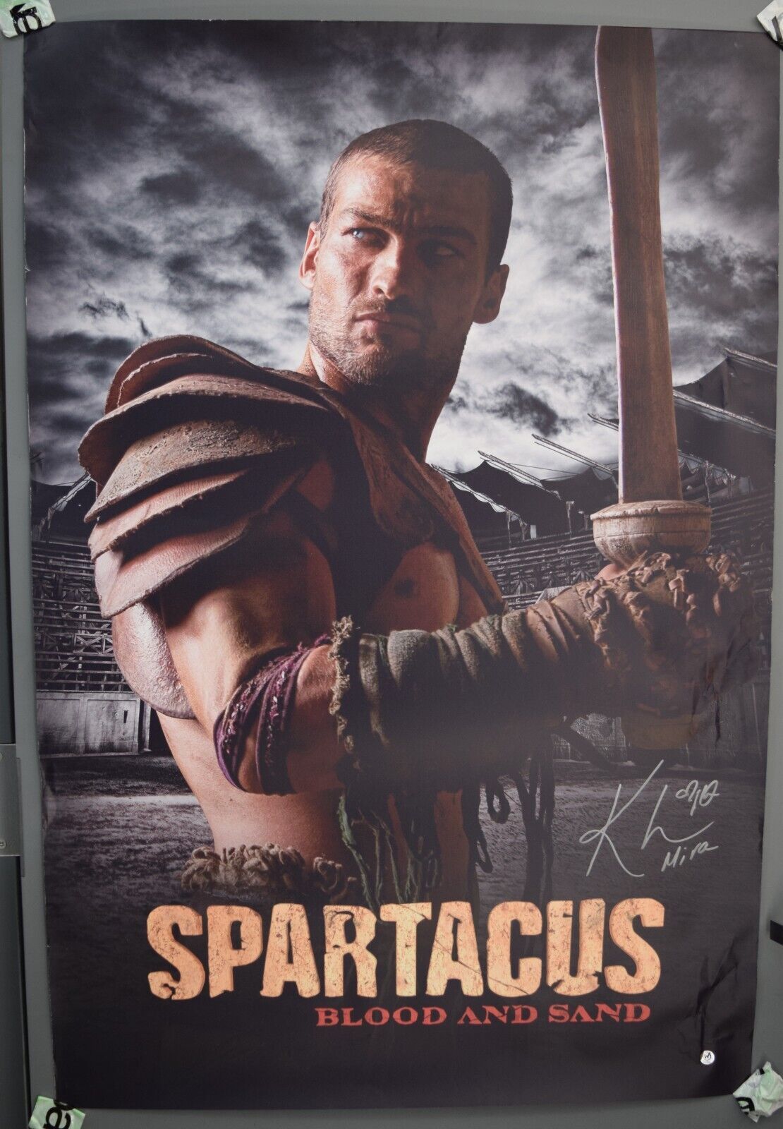 Spartacus Blood and Sand Movie Poster 17 x 11 signed by Katrina Law - $47.52