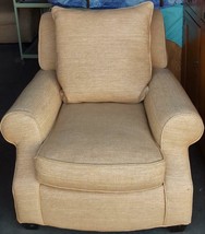 Very Nice Vintage Williams Sonoma Accent Arm Chair - VGC - Weave Fabric - COMFY - £236.85 GBP