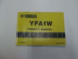 1989 Yamaha Yfa1 W Owners Manual Minor Stains Factory Oem Book 89 Deal *** - $14.96