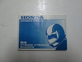 1994 Honda VT600C VT600CD Shadow Owners Operators Owner Manual Brand New - $54.73