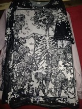 Grateful Dead Mens L Bertha TeeShirt, Brand New Polyester Blend Black And White - £16.23 GBP