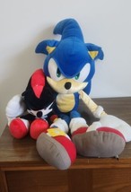 Sonic The Hedgehog Plush 22” Shadow Sonic 11&quot; Lot - £23.33 GBP
