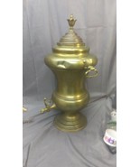 Old Antique Brass Samovar Urn Hot Water Serving Piece Merman Mermaid Spout - $254.41 CAD