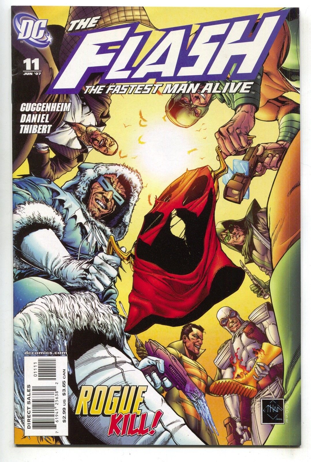 Flash The Fastest Man Alive 11 A DC 2007 FN Rogues Ethan Van Sciver Variant - $3.35