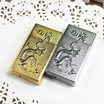 Embossed Dragon Windproof Gas Torch Lighter - One Lighter with Random De... - £7.09 GBP