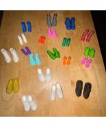 Barbie Doll Shoes Lot 20 Pairs Sneakers Boots Sandals Multicolor Fashion... - $11.09