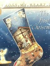 Cross My Heart Counted Cross Stocking Kit The First Christmas 11.5 x 19 ... - £43.90 GBP