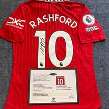 Marcus Rashford SIGNED Man United Signature Jersey + COA - £99.91 GBP