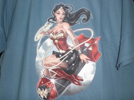 TeeFury Wonder LARGE &quot;Wonder Bomb&quot; Wonder Woman Tribute Shirt SLATE - £10.94 GBP