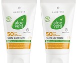 2 x LR Aloe Vera Sun Lotion 50 SPF High Protection 2.5oz - 75ml exp 2025... - $68.31