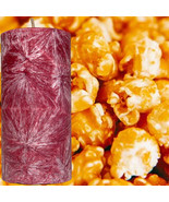 Caramel Popcorn Scented Pillar Candle Choose Colour/Size Hand Crafted - $265.60 MXN+