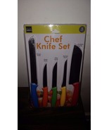 5 Multi-Color Chef Knife set - £10.71 GBP