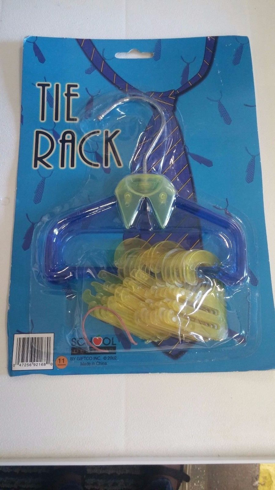Tie rack with mini hanger for ties