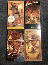 lot of 4 Raiders of the lost ark Indiana Jones Temple Of Doom The last VHS - £30.93 GBP