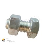 (25) HEX CAP SCREW BOLT FULLTHREAD NUT M16 x 30 mm DIN933 GALV STEEL 8.8... - $24.63 CAD