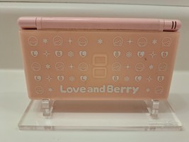 Authentic Nintendo DS Lite Console With Charger Coral Pink Love and Berr... - £86.80 GBP