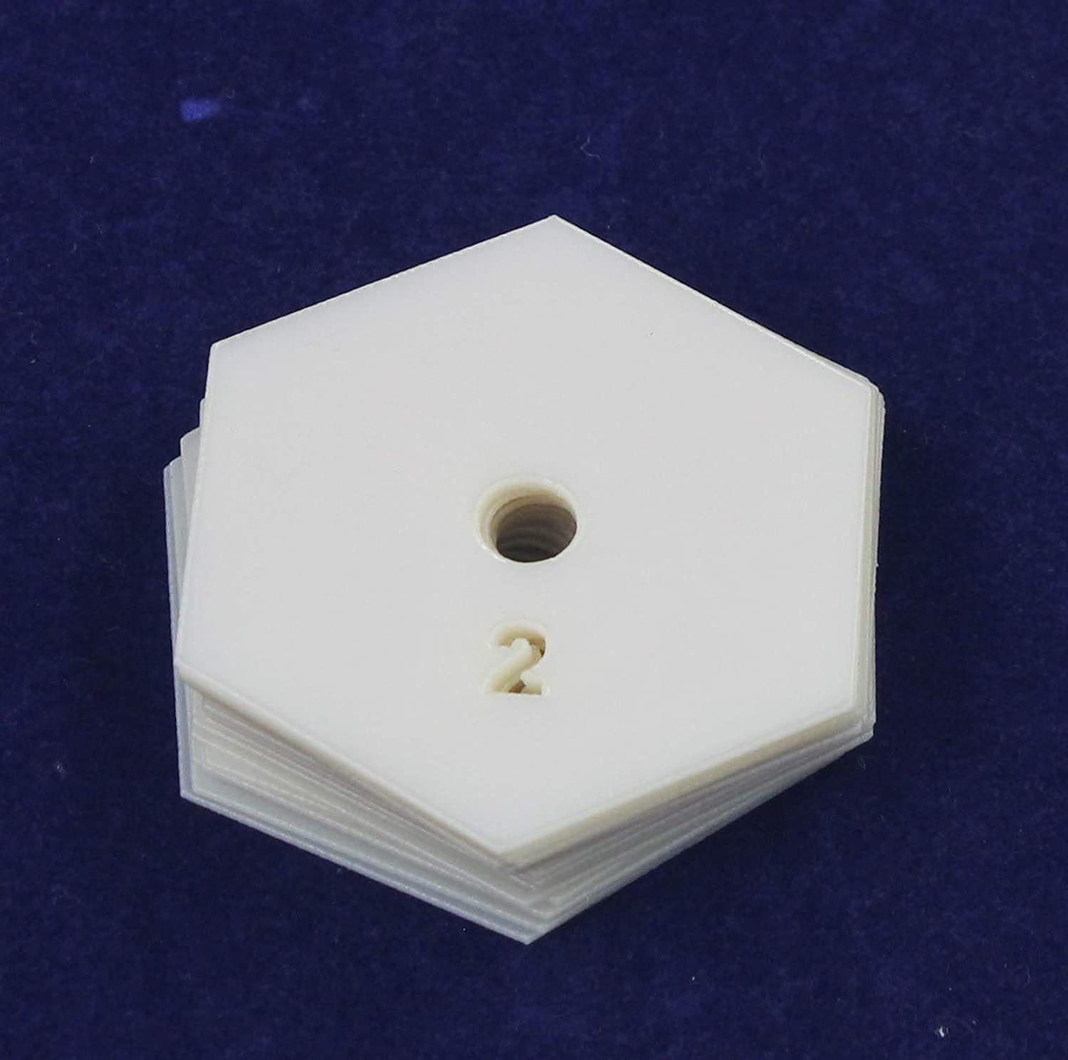 Mylar 2 Inch Hexagon 25 Piece Add On Set- No Template - $9.99
