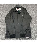 Diamond Supply Co. Windbreaker Jacket Men Large Black Long Sleeve Outdoo... - $124.08 CAD