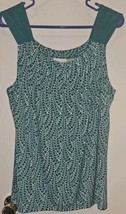 Women’s New York and Company Tank Top Green Stretch Size XL Ny&amp;Co - £11.73 GBP