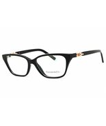 Tiffany TF2229 8420 Black Gold 53mm Eyeglasses New Authentic - $231.79