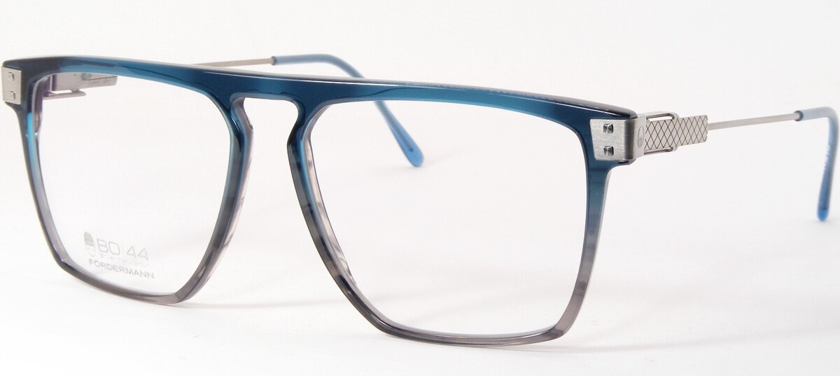 LeaLeks BO44 FORDERMANN 22 00Z Azul-Verde Gris/Plata GAFAS ÚNICAS 56-16-145 - $195.02