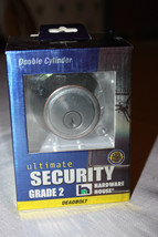 New Sealed - Double Cylinder Grade 2 Deadbolt - Ultimate Security -ANTIQUE Brass - £8.04 GBP