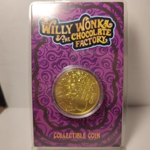 Willy Wonka Chocolate Factory Gold Coin Official Limited Edition Collectible - £11.65 GBP