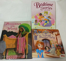 Lot of 3 Princess Themed Books Bedtime Stories for Girls Disney Princess - £19.41 GBP