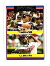 2006  Topps Updates &amp; Highlights #UH315 Hafner / CC Sabathia TL Indians - £2.54 GBP