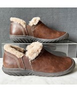 JBU Jambu Jade Dark Brown Vegan Leather Faux Fur Slip On Loafer - Women&#39;... - $705.87 MXN