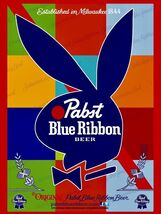 Pabst Blue Ribbon Beer Retro Vintage Sign 8x12 inches  Mancave Garage 13 - $452.20 MXN
