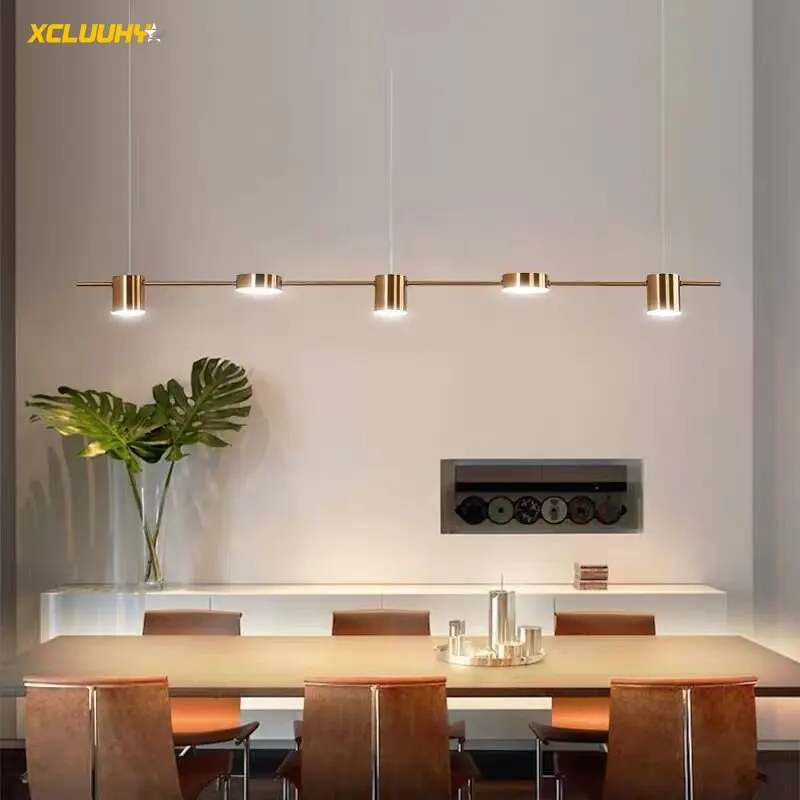 XCLuuHY Modern Minimalist Pendant Light Strips Hanging Lamp Luxury Chand... - $47.00+