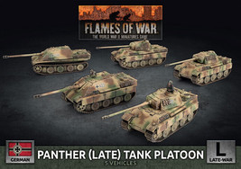 German Panther / JagdpantherPlatoon GBX181 Flames of War - £65.07 GBP
