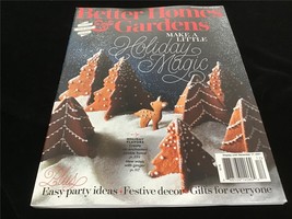 Better Homes and Gardens Magazine December 2021 Make A Little Holiday Magic - £7.99 GBP