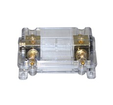 For Gold Plated Anl Fuse Holder 0 Or 2 Gauge Car Amp Installation Audio - £24.98 GBP