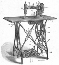 White treadle sewing machine manual Instruction Enlarged Hard Copy - $12.99
