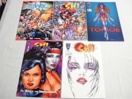 Shi #1, Shi/Cyblade #1, Tomoe #0, Manga/Shi 2000 #2, Atomik Angels #4 Crusade  - £6.31 GBP