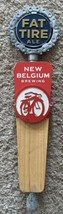 New Belgium Brewing Fat Tire Beer Tap Handle 11.5&quot; Used Home Bar Mancave - £28.04 GBP