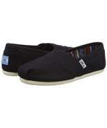 NEW TOMS Women's Classic Solid Black Canvas Slip On Flats Shoes NIB - $460.86 MXN NEW TOMS Women's Classic Solid Black Canvas Slip On Flats Shoes NIB - $460.86 MXN