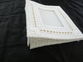 Completed BARGELLO Needlepoint CANVAS BINDER PANELS to Assemble - 10&quot; x 12&quot; - £7.85 GBP