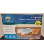New Petsafe ScoopFree Disposable Crystal Litter Tray (3 Pack) Factory Sealed (A) - £37.03 GBP