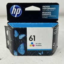 HP #61 Color Ink Cartridge 61 CH562WN NEW GENUINE Expires 06/2023 - £7.75 GBP