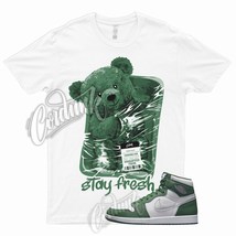 STAY T for 1 Retro Gorge Green High Metallic Silver White Shirt To Match Pine - £18.38 GBP+
